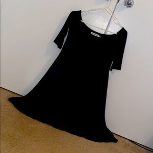 Fighting eel black 3/4 sleeve dress